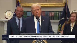 President Trump shares the story of an employee whose son was severely vaccine injured