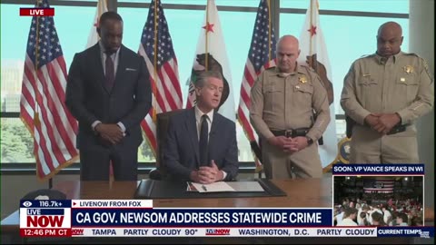 Guess what Gavin Newsom is ALL OF A SUDDEN trying to do? He's "Cleaning up crime" in California.