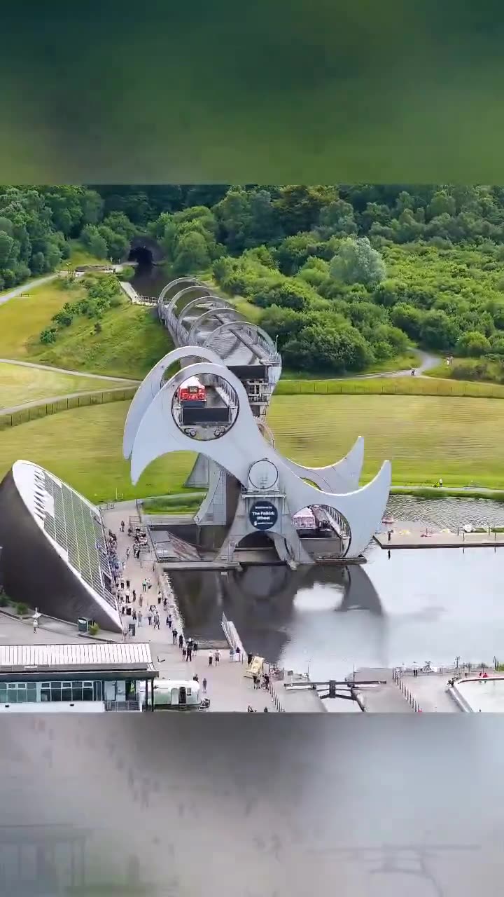 Falkirk Wheel in Scotland