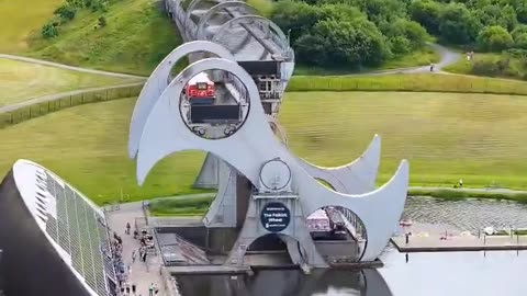Falkirk Wheel in Scotland