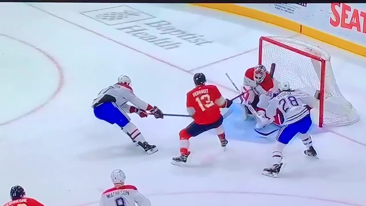 Panthers C #13 Sam Reinhart 🥅(36)🏒Backhand Goal