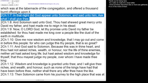 2 Chronicles 1