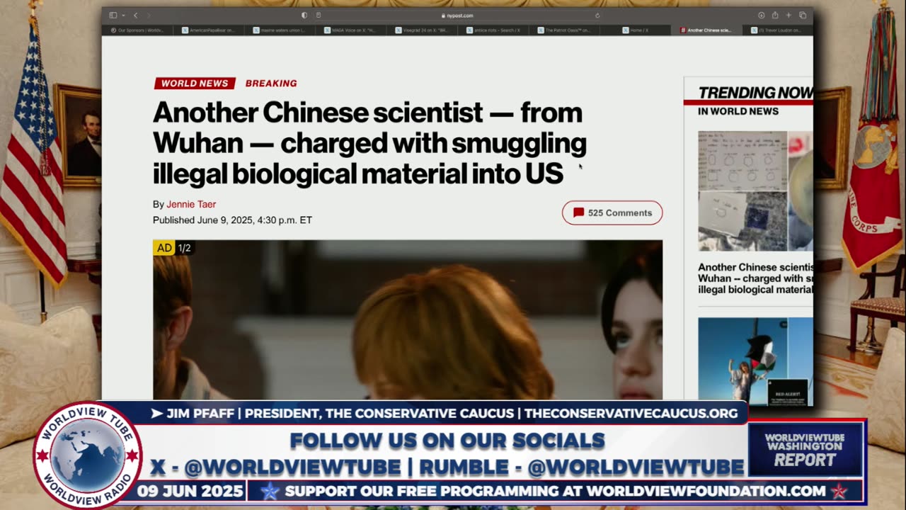 Worldview Tube Washington Report: Marxist & Islamic Groups Carry Out Manufactured Chaos in L.A.