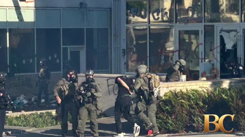 Multiple arrests near Portland ICE building after police declare riot