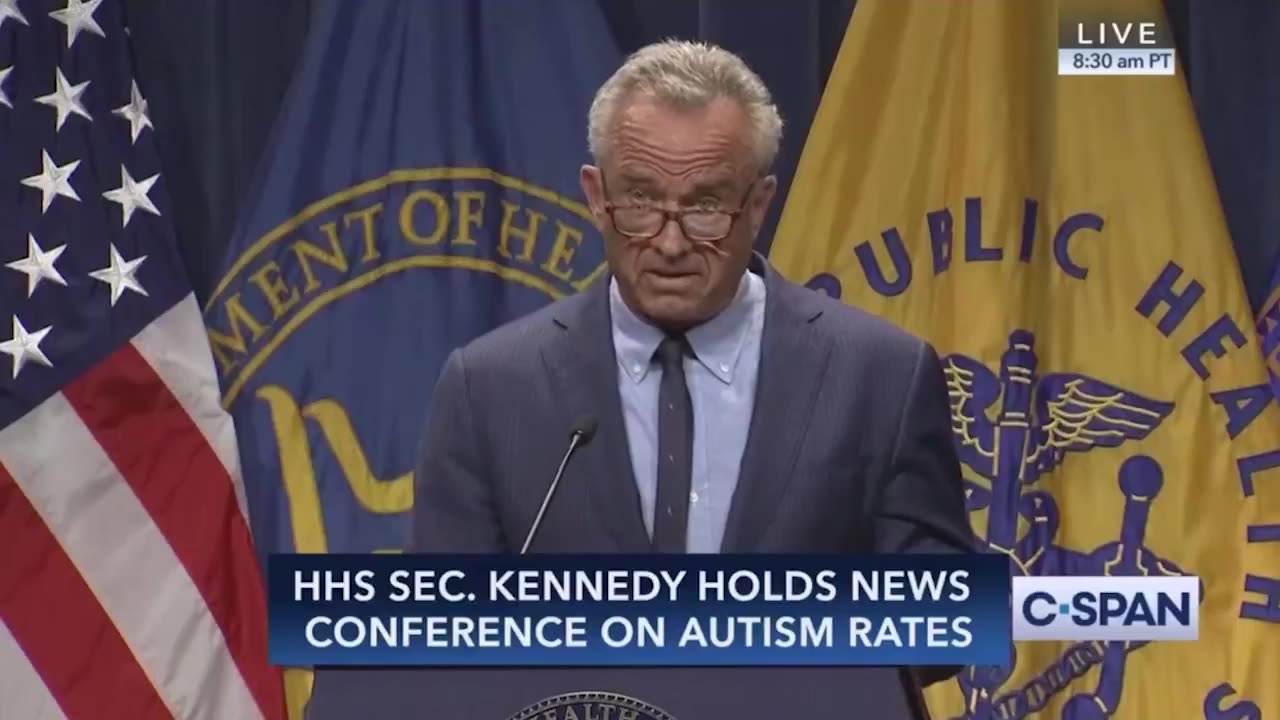 OMG. HHS Sec. Kennedy reveals that the autism rate among 8-year-olds is now