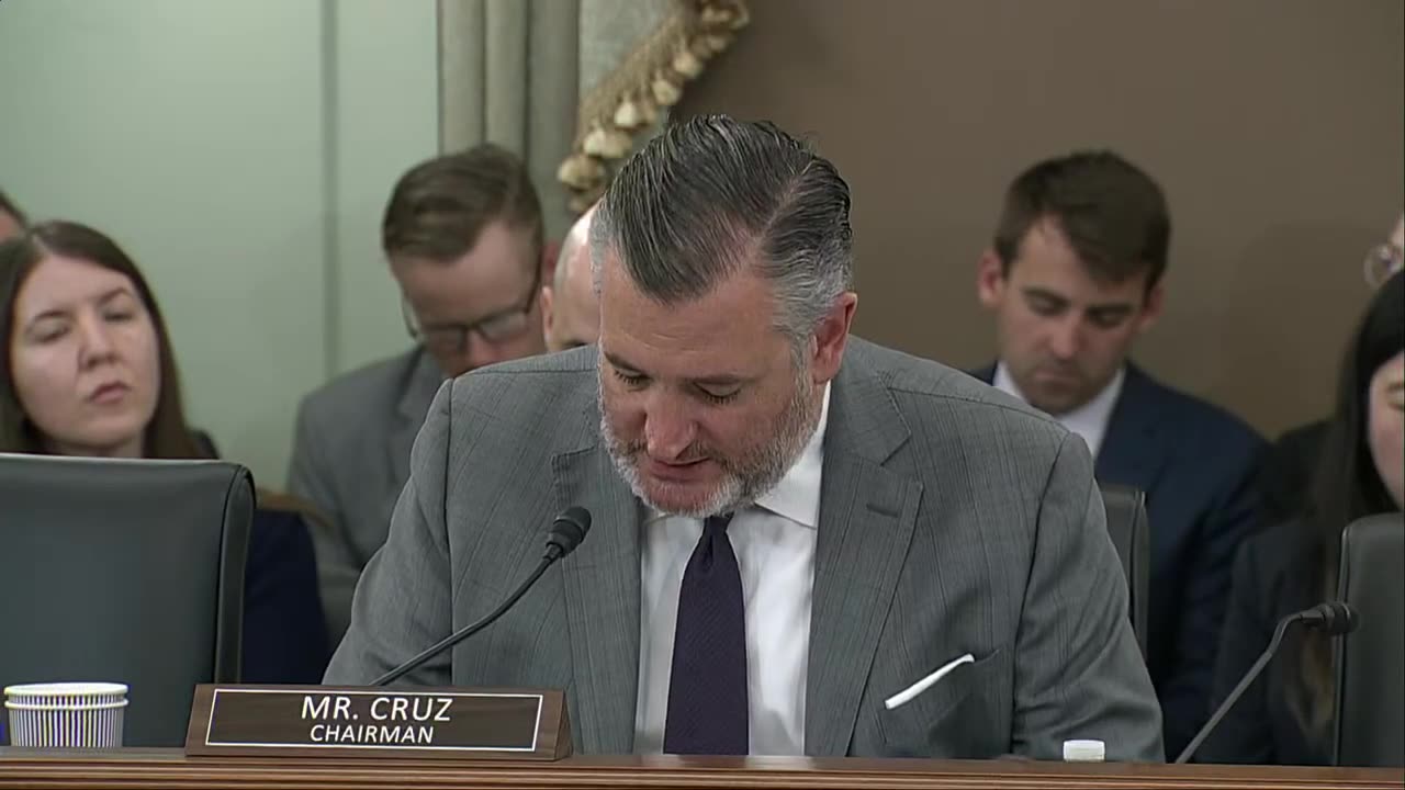 Senator Ted Cruz leads Department of Commerce confirmation hearings