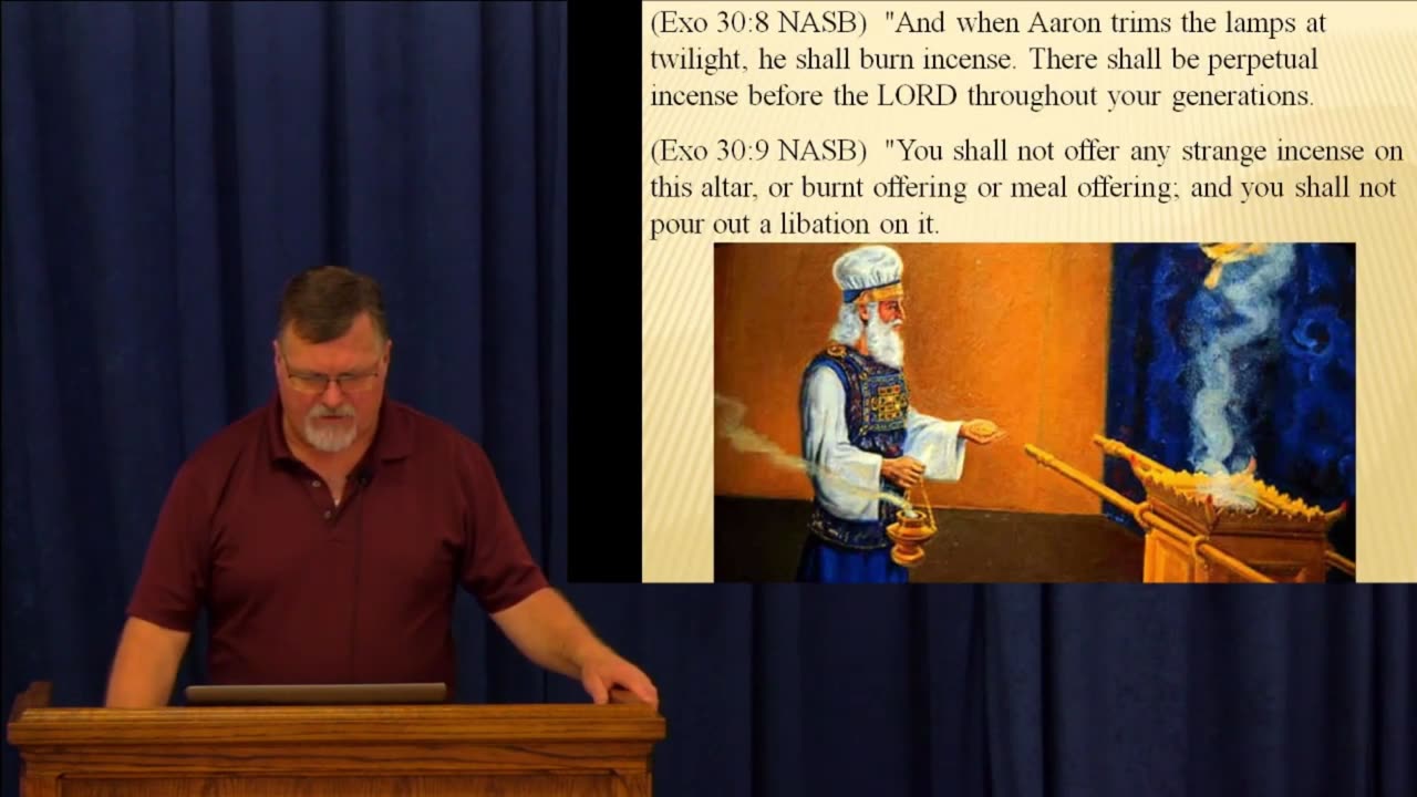 Exodus 37 – the construction of the Ark, the golden lampstand, and the altar of incense. 2017