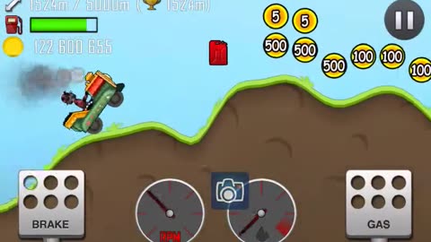 Hill Climb Racing, Monster Truck, Rollercoaster, 1423m