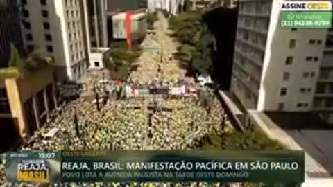 REAJA, BRASIL! - MANIFESTAÇÃO NA AV. PAULISTA - COBERTURA ESPECIAL DA OESTE, 2025/08/03