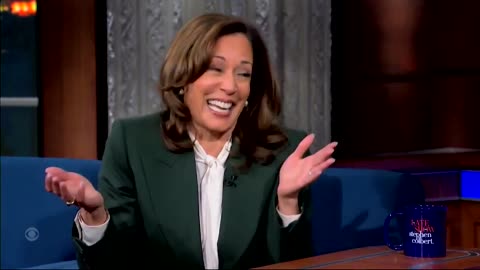 Watch As Kamala Laughs Hysterically When Asked What Her Book Is About