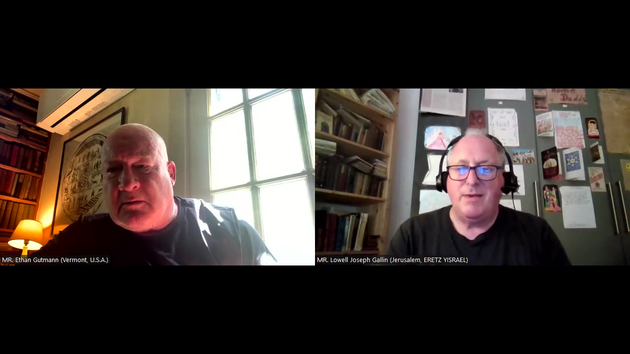 R&B Monthly Seminar: R&B Uyghur-Israel Fellowship (Episode #39 -- Thursday, August 21st, 2025). Co-ChairMEN: DR. Enver Tohti Bugdha (London, ENGLAND). MR. Ethan Guttman (Vermont, U.S.A.)