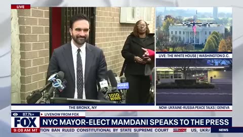 Mamdani talks to reporters after Trump meeting