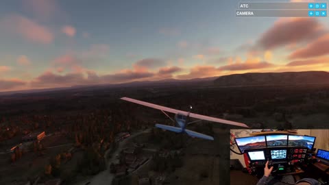 💥 Wild Valley Run in Virtual Cessna in Greek Mountains | External View Madness in MSFS 2020 🌄✈️