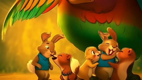 The Wise Rabbit and the Lion - Bedtime Story for Kids