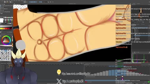 Painting more of Vtuber model