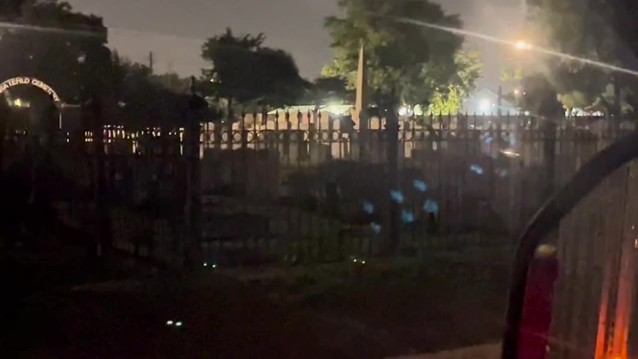 😱👻 Weird Lights in Cemetery - Spirits or Electrical Issue? | TheHauntingHour