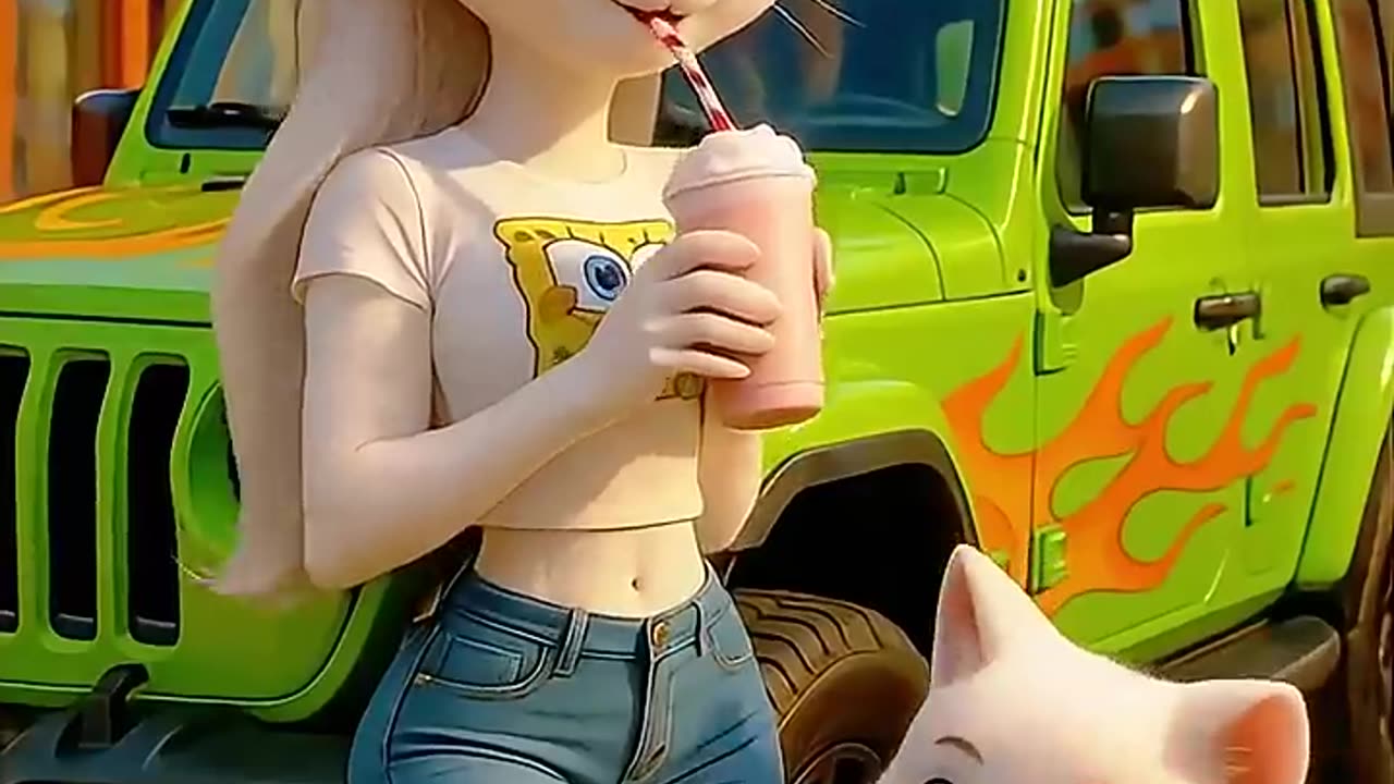 The kitten couldn't see its sad mother 🥰❤️ #cats #meow #shorts #story #ai #kitten #kitty