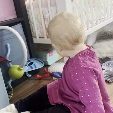 Baby Kayla Searching for Toys — Adorable Playtime 🧸🔍