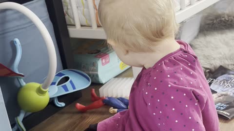 Baby Kayla Searching for Toys — Adorable Playtime 🧸🔍