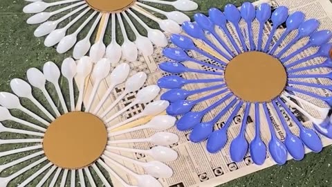 Plastic Spoons craft ideas do watch and follow me