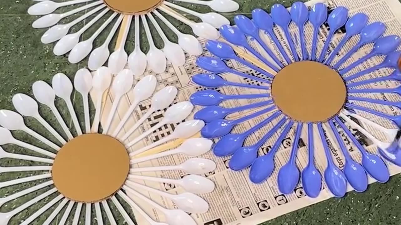 Plastic Spoons craft ideas do watch and follow me