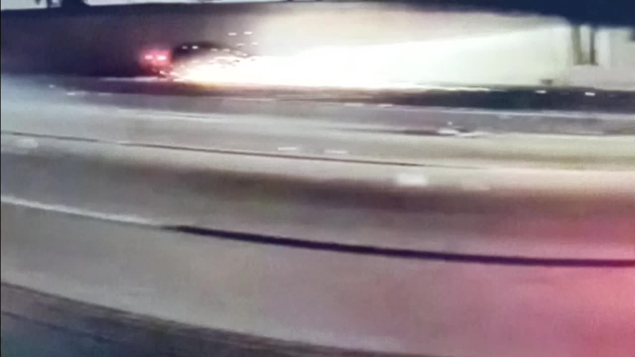 Wild street racing crash