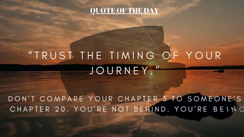 "QUOTE OF THE DAY"
