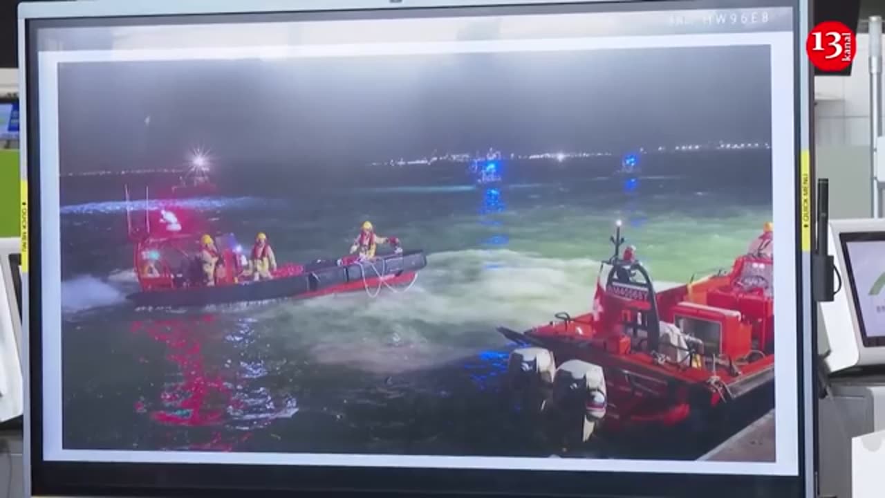 Cargo plane skids off Hong Kong runway and collides with patrol car, killing 2 people