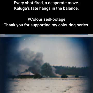 Through the Slits Battle of Kaluga 1942 #ColourisedHistory