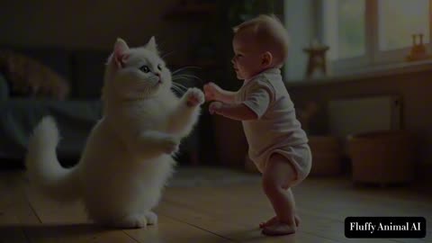 Cats Babysitting Babies: Pure Love