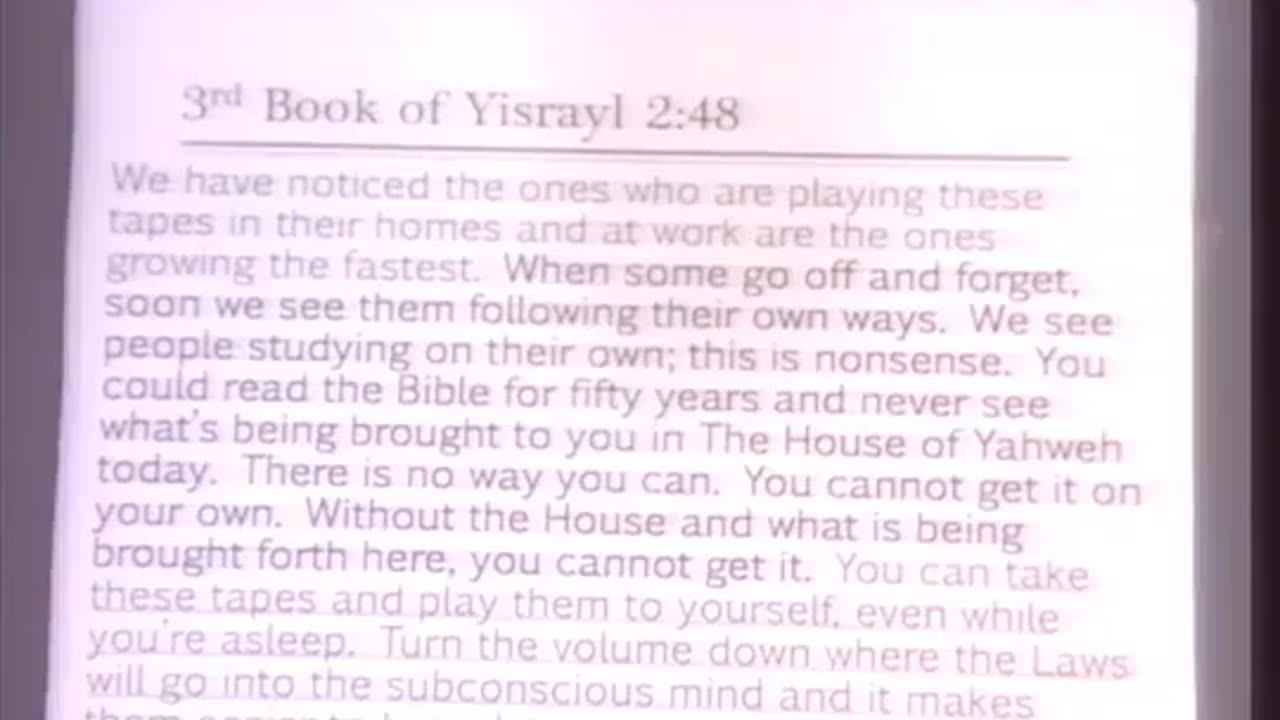 House of Yahweh Sabbath Services 7/5/2025