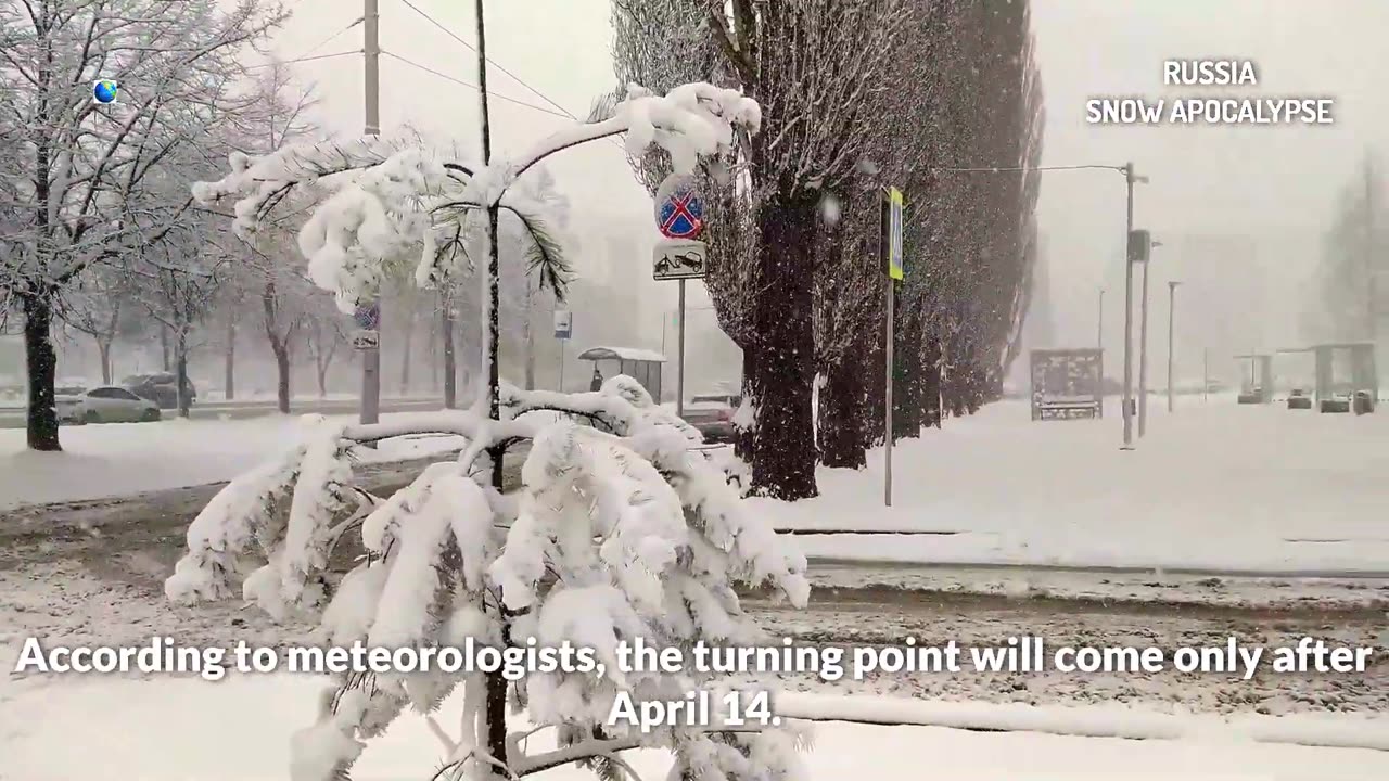 Une véritable apocalypse de neige s'est produite en Russie en avril: un chaos sauvage sur les routes