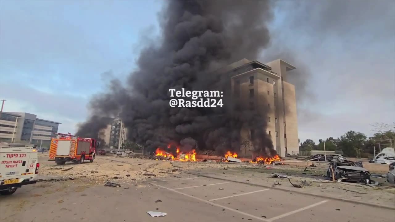 🚀🔥 Israel Iran War | Third View: Direct Missile Hit on Be'er Sheva | RCF