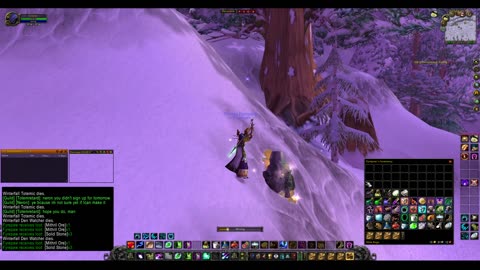 Turtle wow - mindless mining/herbalism - druid POV - farming in Winterspring