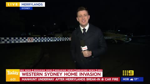 Masked men storm home in Sydney's west - 9 News Australia