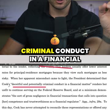 Trump FIRES Lisa Cook Over Mortgage Scandal