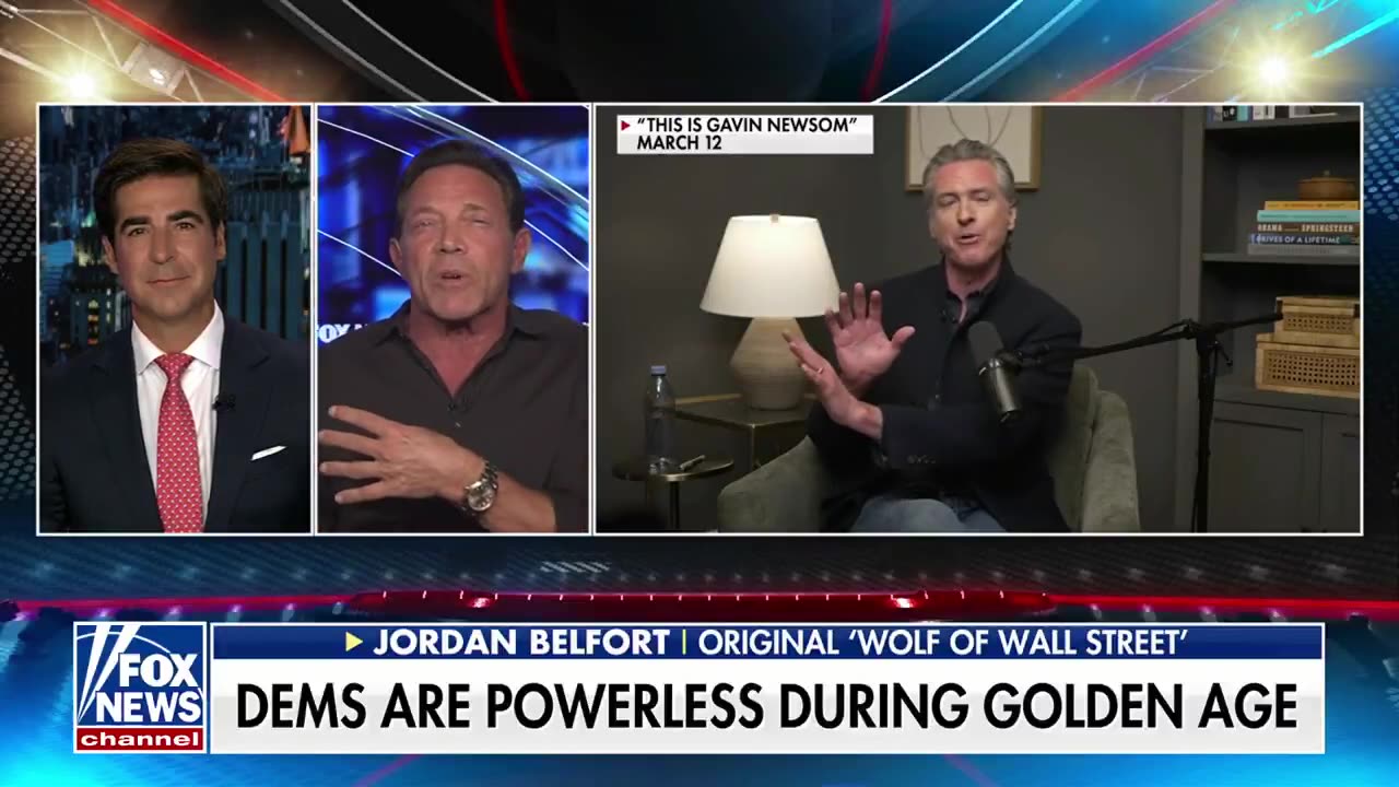 “Gavin⁉️ I don’t think he’s going anywhere fast.” ~ Jordan Belfort