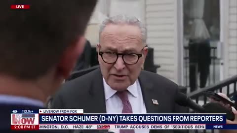 Schumer on Trump accusing Dems of 'seditious behavior, punishable by death':