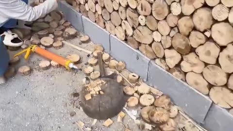Great wood trimming idea!