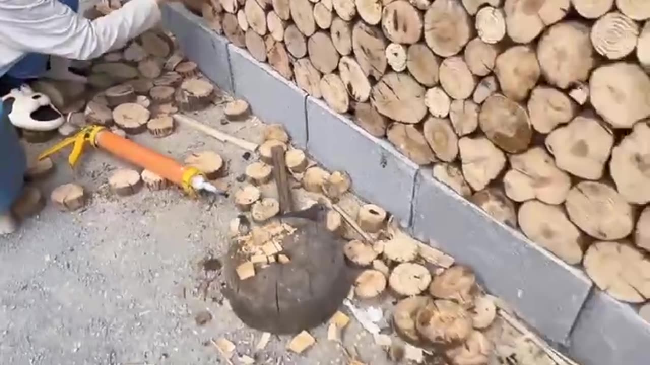 Great wood trimming idea!