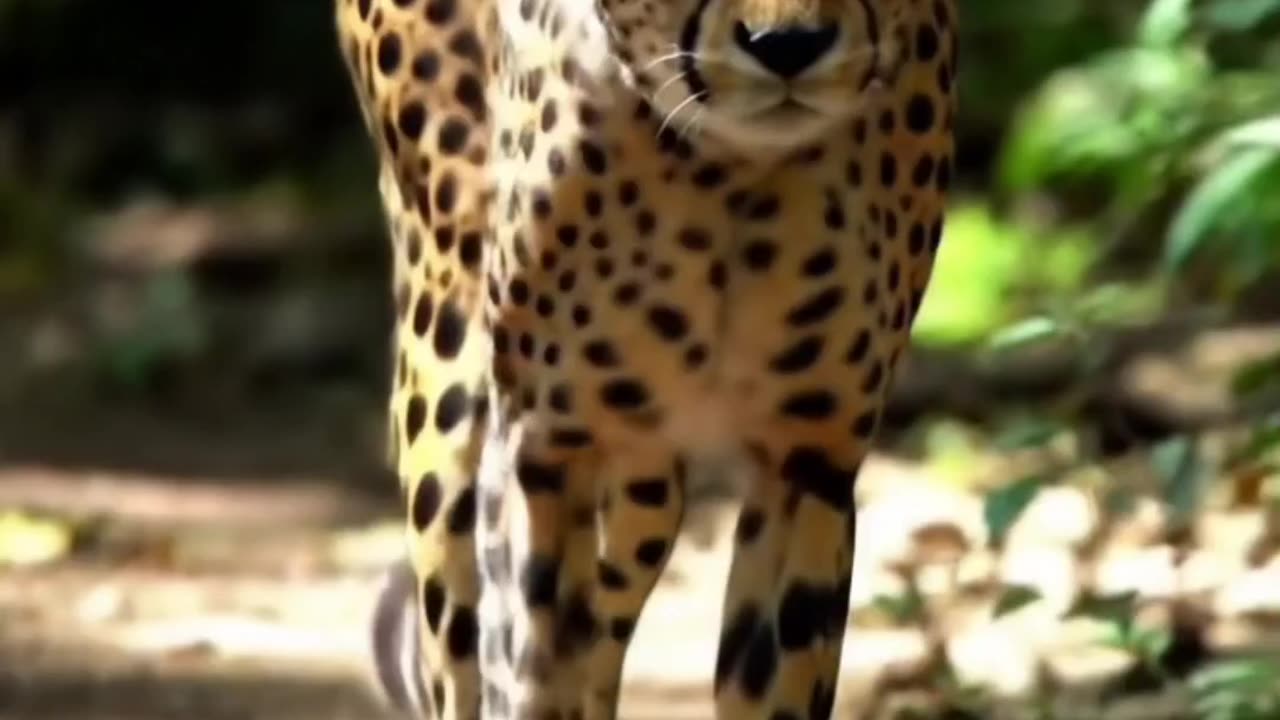 Today I shot a beautiful video of a leopard in the forest