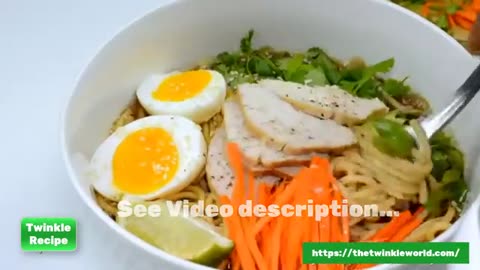 Ramen noddle soup