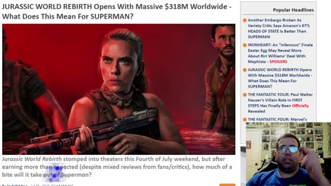Jurassic World Rebirth Crosses $318 Million Worldwide