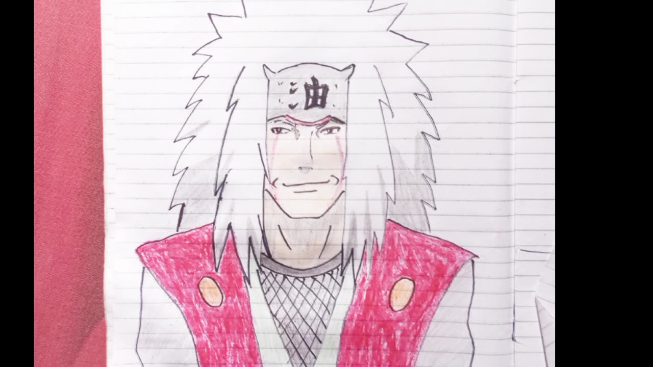Trying to drawing anime jiraiya