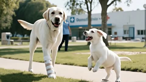 Mama Dog Saves Baby Puppy from Car Animal Catcher, Dog Videos