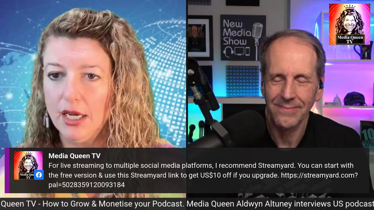 Media Queen TV - How to Grow & Monetise your Podcast.