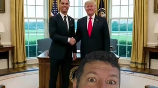 Ronaldo visited the White House to meet with Trump and Elon Musk