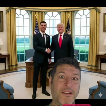 Ronaldo visited the White House to meet with Trump and Elon Musk