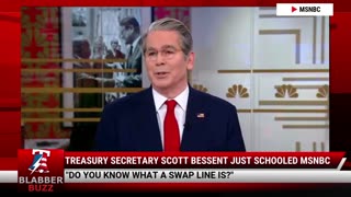 Treasury Secretary Scott Bessent Just Schooled MSNBC