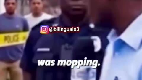 Only at the end does the police speak.